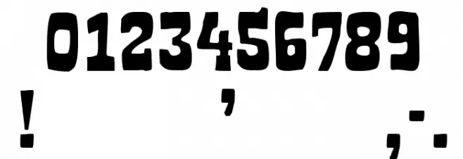 BoncegroFF4F Font OTHER CHARS