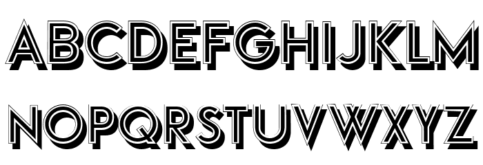 Bond Regular Font LOWERCASE