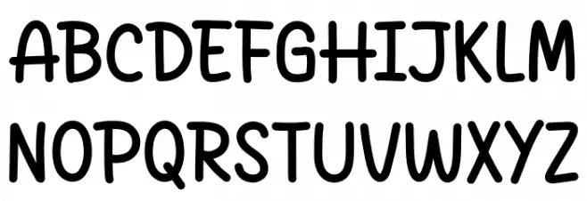 Bond Story Font UPPERCASE