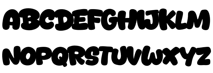 Bond Time Font UPPERCASE