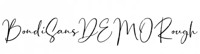 Bondi Sans DEMO Rough  font caratteri gratis
