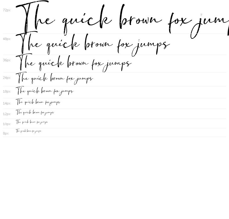 Bondi Sans DEMO Rough Waterfall