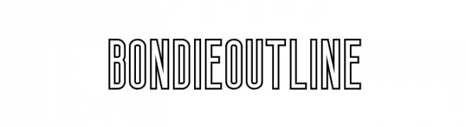 Bondie-Outline  नि: शुल्क फ़ॉन्ट्स डाउनलोड