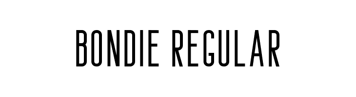 Bondie-Regular  नि: शुल्क फ़ॉन्ट्स डाउनलोड