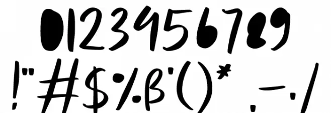 Bondie Font OTHER CHARS