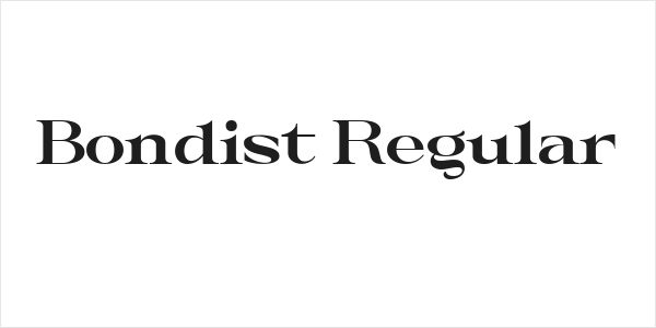 Bondist Regular Logo