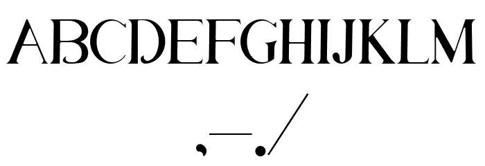 Bondjlo Font OTHER CHARS