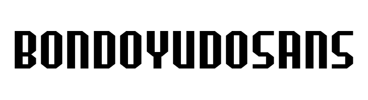 Bondoyudo Sans  Frei Schriftart Herunterladen