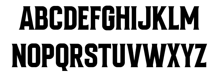Bondrians Font LOWERCASE