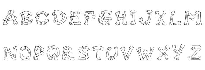 Bone Brigade Font LOWERCASE