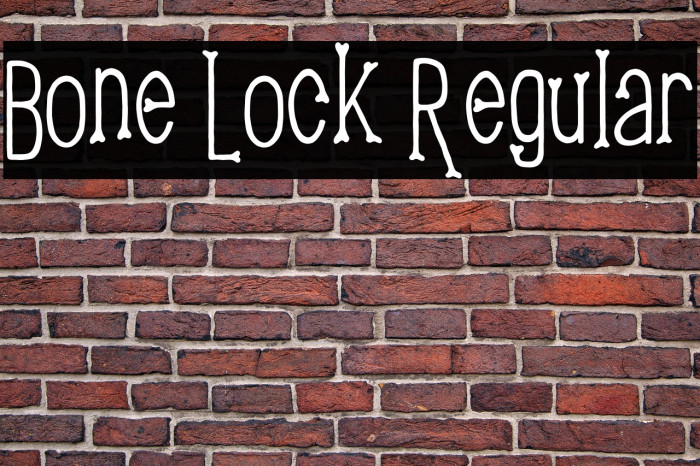 Bone Lock Regular Example 3