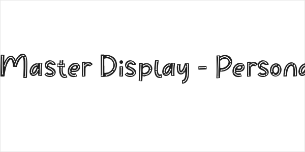 Bone Master Display - Personal Use Logo