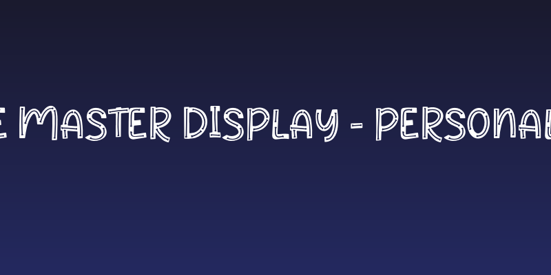 Bone Master Display - Personal Use Social Header