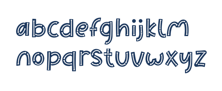 Bone Master Display - Personal Use Lowercase