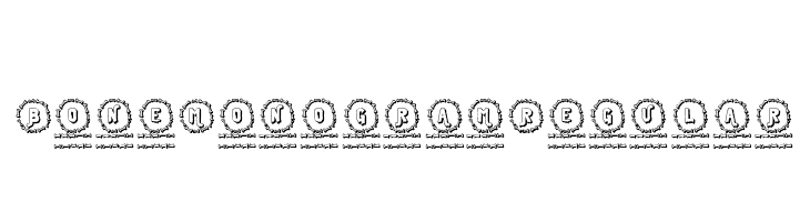 Bone Monogram Regular  Descarca Fonturi Gratis