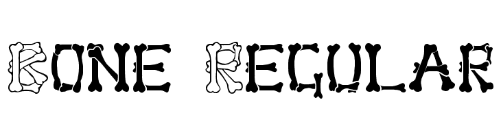Bone Regular  Free Fonts Download