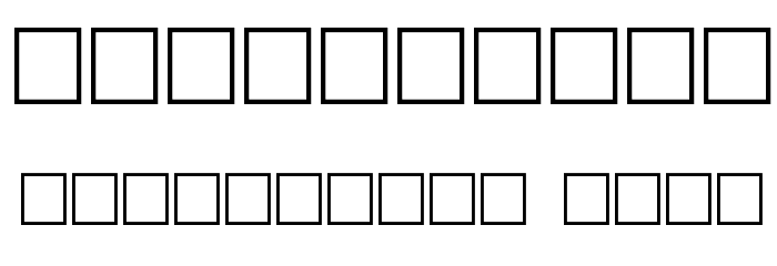 Bone Regular Font OTHER CHARS