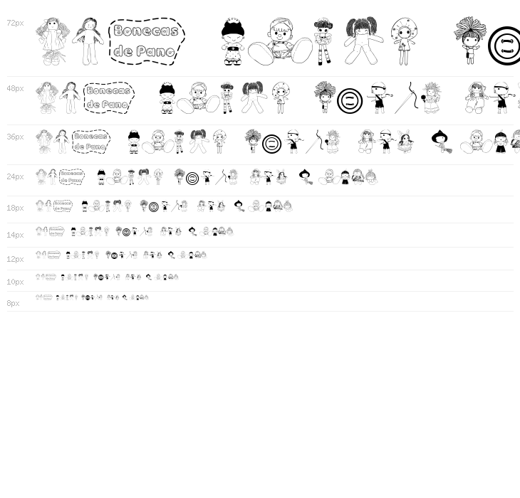 BonecaS de Pano Waterfall