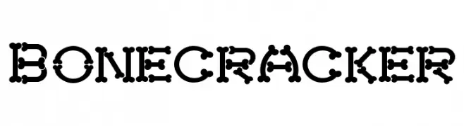 Bonecracker  Frei Schriftart Herunterladen