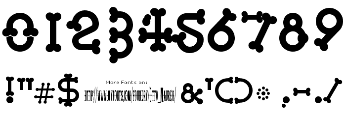 Bonecracker Font OTHER CHARS