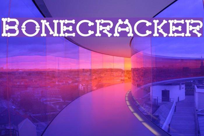 Bonecracker Font examples