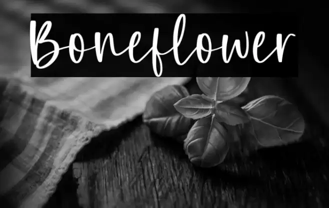 Boneflower Caratteri examples