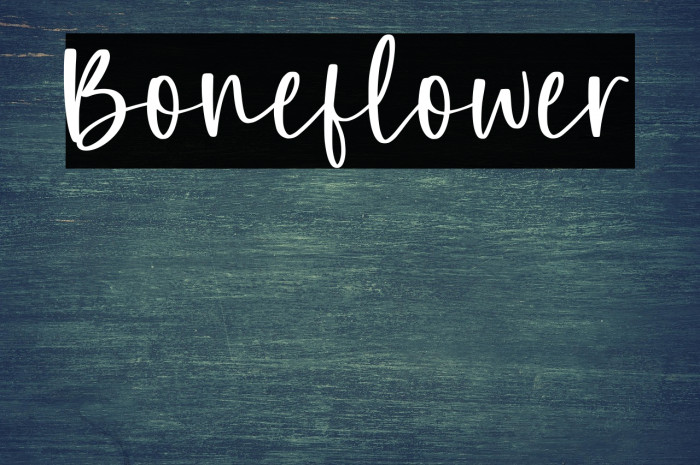 Boneflower Example 3