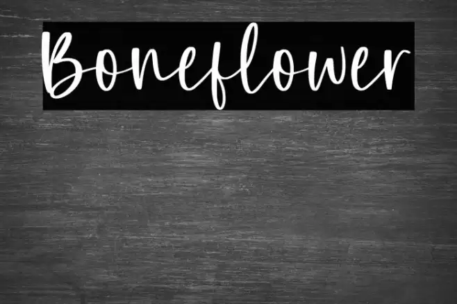 Boneflower Caratteri examples