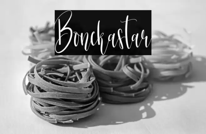 Bonekastar خط examples