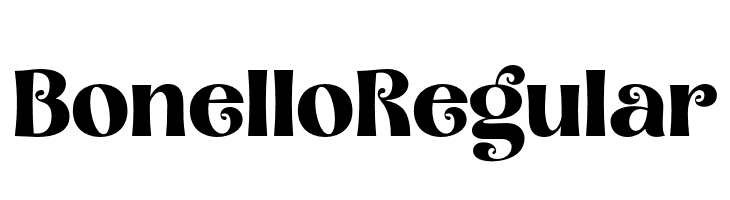 Bonello Regular Font