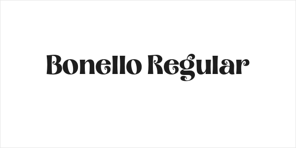 Bonello Regular Logo