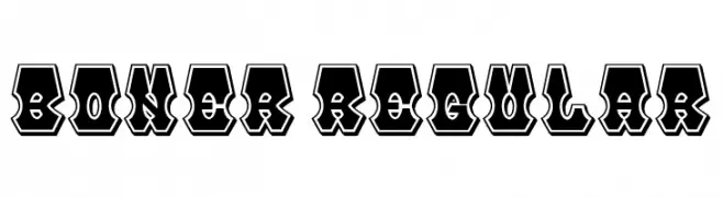 Boner Regular  Frei Schriftart Herunterladen