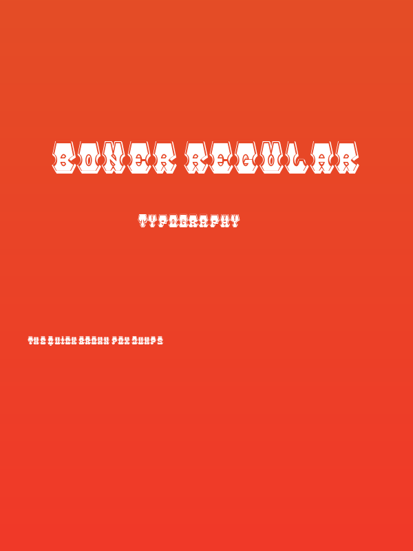 Boner Regular Poster