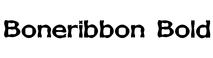 Boneribbon Bold Font