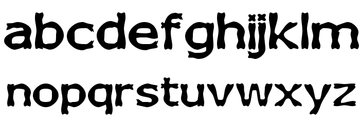 Boneribbon Bold Font LOWERCASE