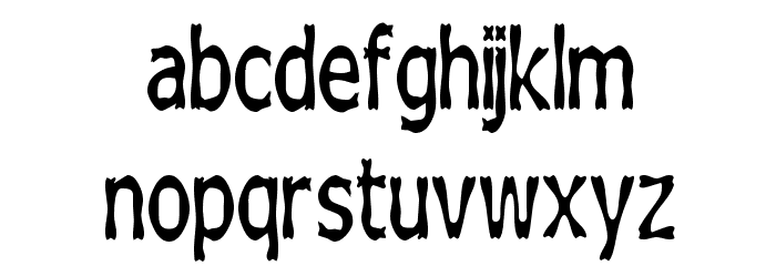 Boneribbon Tall Bolder Font LOWERCASE