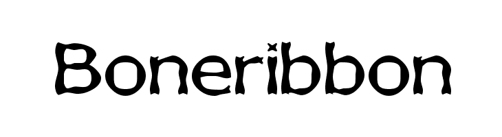 Boneribbon Font