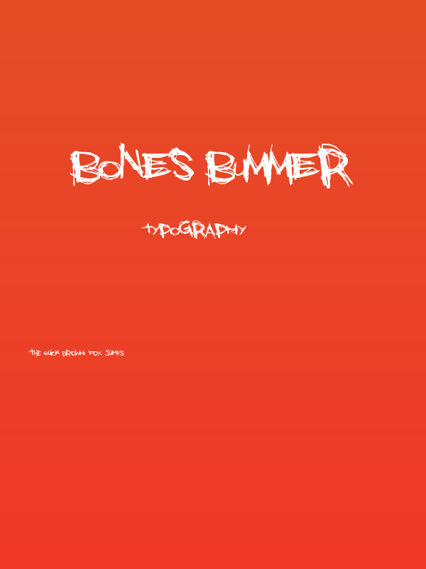Bones Bummer Poster
