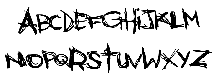 Bones Bummer Font LOWERCASE