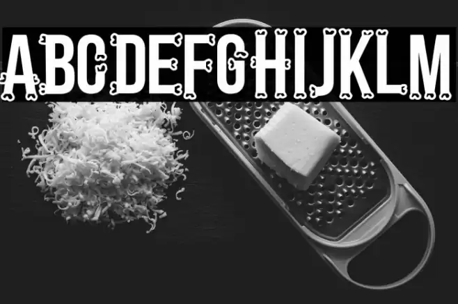 Bones Regular Font examples