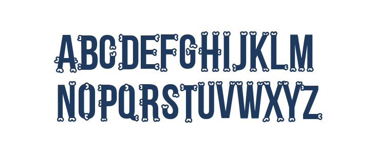 Bones Regular Lowercase
