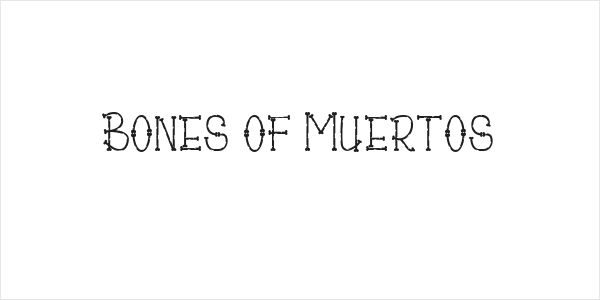 Bones of Muertos Logo