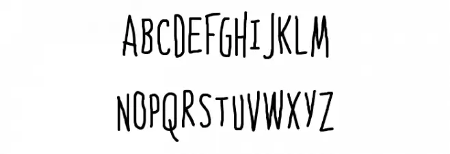 Bones to Your Generic Script Font! 字体 小写