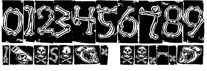 Bones Font OTHER CHARS