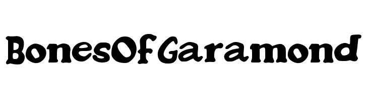 BonesOfGaramond  नि: शुल्क फ़ॉन्ट्स डाउनलोड