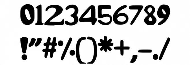 BonesOfGaramond Font OTHER CHARS