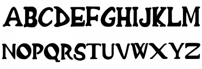 BonesOfGaramond Fonte MAIÚSCULAS