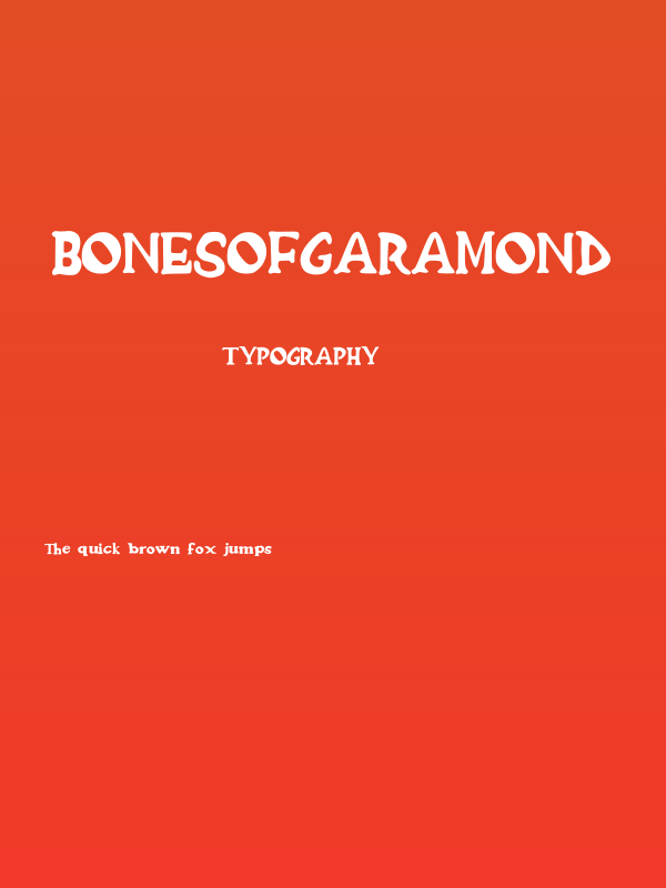 BonesOfGaramond Poster
