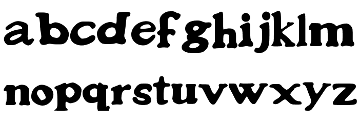 BonesOfGaramond Font LOWERCASE
