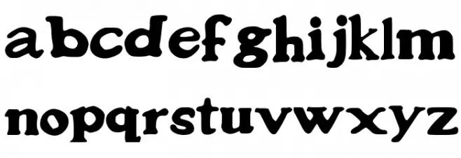 BonesOfGaramond Font LOWERCASE